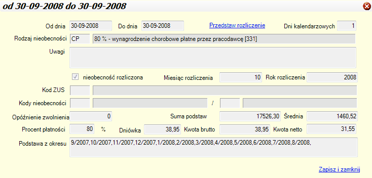 ZUS Z17_szczegoly_nieobecnosci
